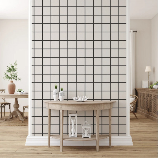 Papier peint Minimaliste Géométrique Soft Square – VLAdiLA - Img 3