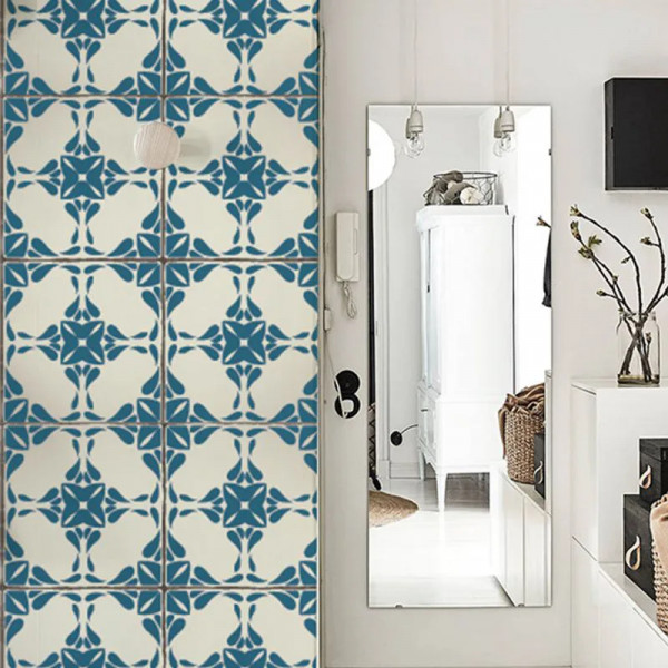 Papier peint Montagne Nature Vintage Blue Tiles – VLAdiLA - Img 3