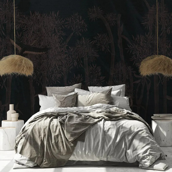 Papier peint Nature Oriental Makino Pavilion Dark – VLAdiLA - Img 3