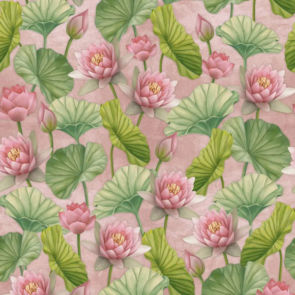 Papier peint Renaissance Noble The Pond (pink) – VLAdiLA - Img 2