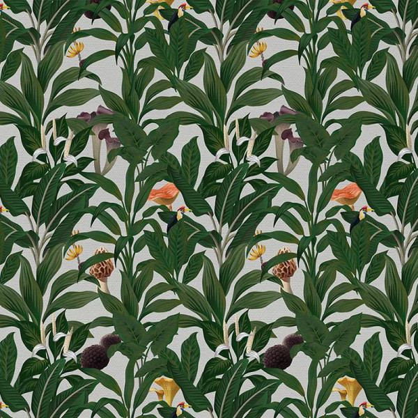 Papier peint Tropical Nature White tropical story – VLAdiLA - Img 2