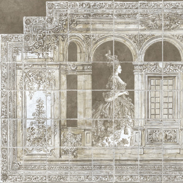 Tapet Palace Masquerade cream - Img 3