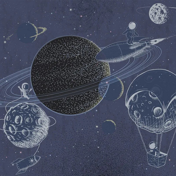The Outer Space Blue Тапет - Img 2