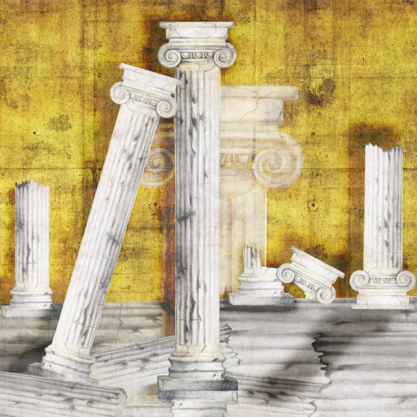 Antique Alabaster in Gold Тапет - Img 2
