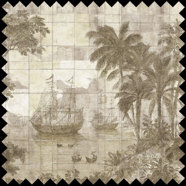 Material Textil Golden Harbor cream - Img 2