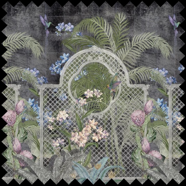 Material Textil Verdant Mosaic (dark) - Img 2