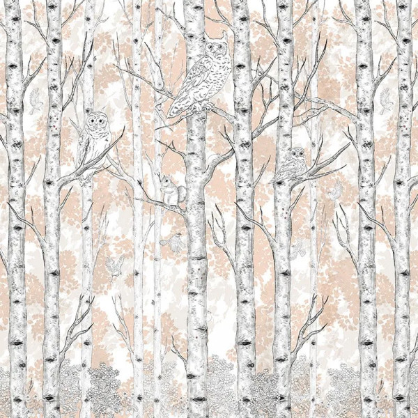 Papier peint Animaux Enfant Sarah's Guardians-Day Time In Pink – VLAdiLA - Img 2