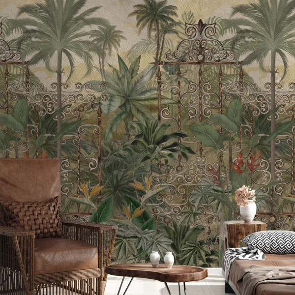 Papier peint Feuillage Floral Isla Amber – VLAdiLA - Img 3