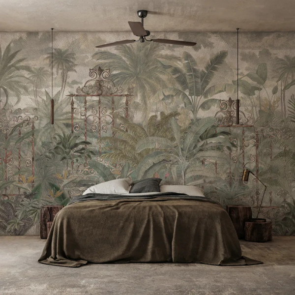 Papier peint Feuillage Floral Isla Jade – VLAdiLA - Img 3