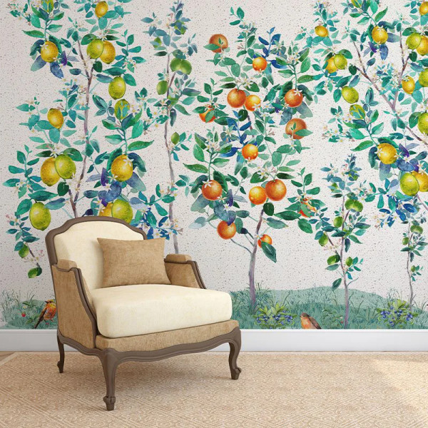 Papier peint Floral Noble Citrus Garden – VLAdiLA - Img 3