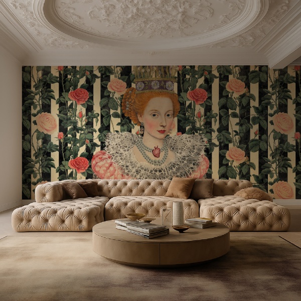 Papier peint Floral Noble Lady Emily – VLAdiLA - Img 2