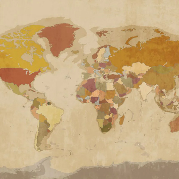 Papier peint Luxe Nature Vintage map – VLAdiLA - Img 2