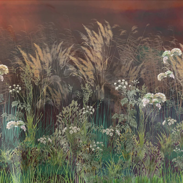Papier peint Nature Luxe Bright Greenery Nightfall – VLAdiLA - Img 2