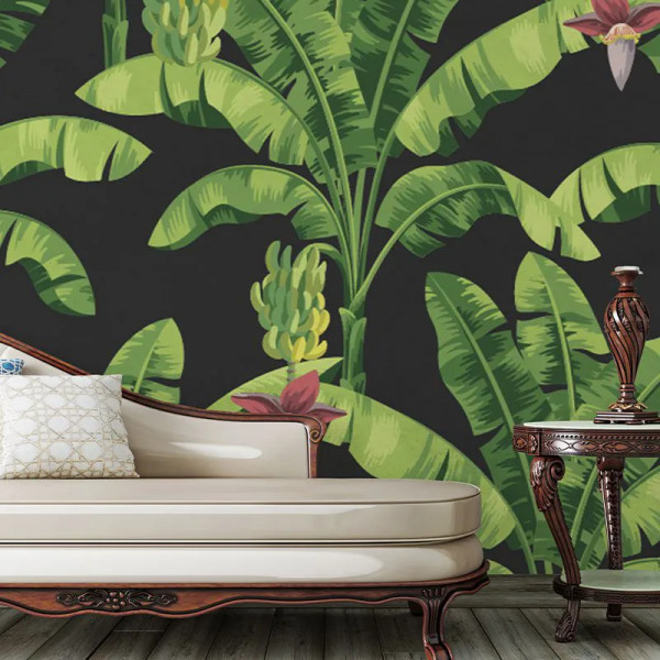 Papier peint Tropical Nature Banana leaf – VLAdiLA - Img 3