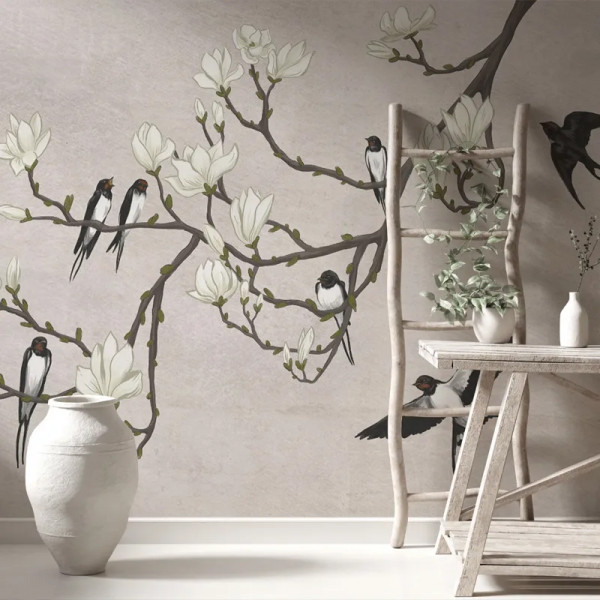 Обои The Land of the Swallows black - Img 3