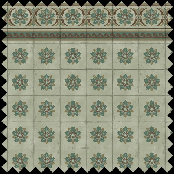 Material Textil Green Tiles - Img 2
