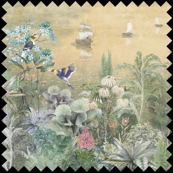 Material Textil Paradise Shore (sunset) - Img 2