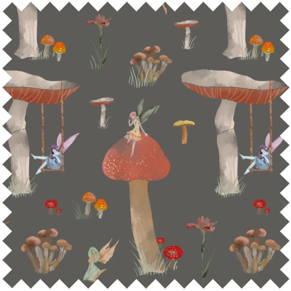 Mushroom kingdom Текстилен материал