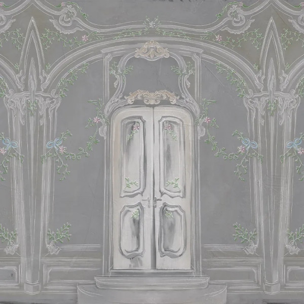 Papier peint Classique Noble Pastel Richesse Gray – VLAdiLA - Img 2