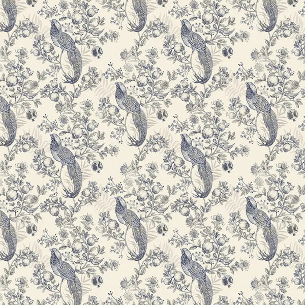 Papier peint Floral Noble Pomegranate Garden In Cobalt – VLAdiLA - Img 2