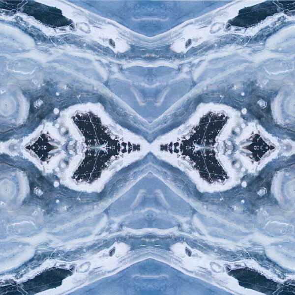 Papier peint Moderne Abstrait Blue Marble – VLAdiLA - Img 2
