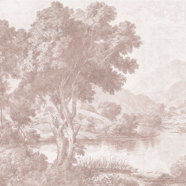 Tapet Ancestral Whispers rose - Img 3