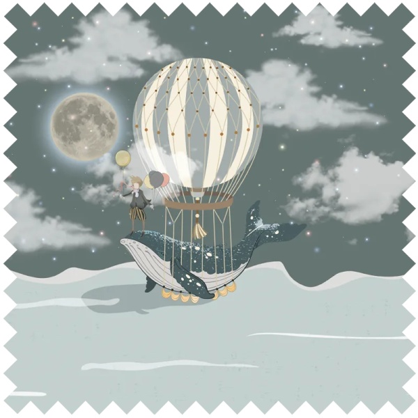 The Little Prince And The Whale Текстилен материал