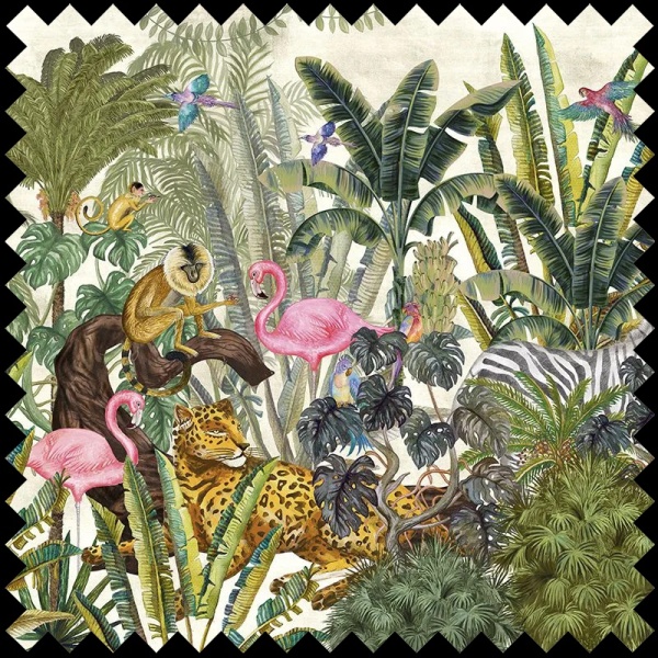 Tissu Jungleful (bright) - Img 2