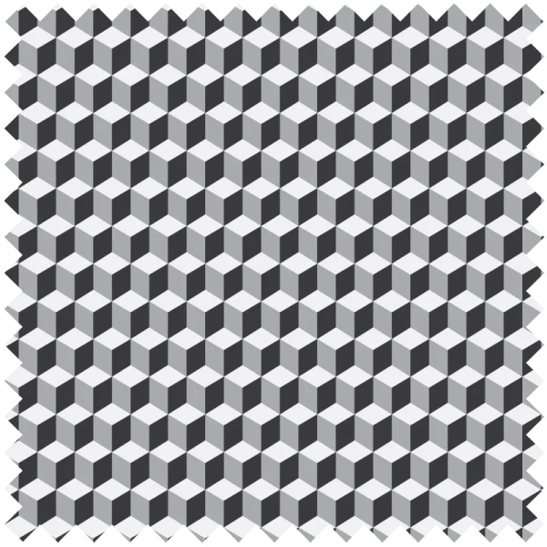 Black and White Cube Текстилен материал