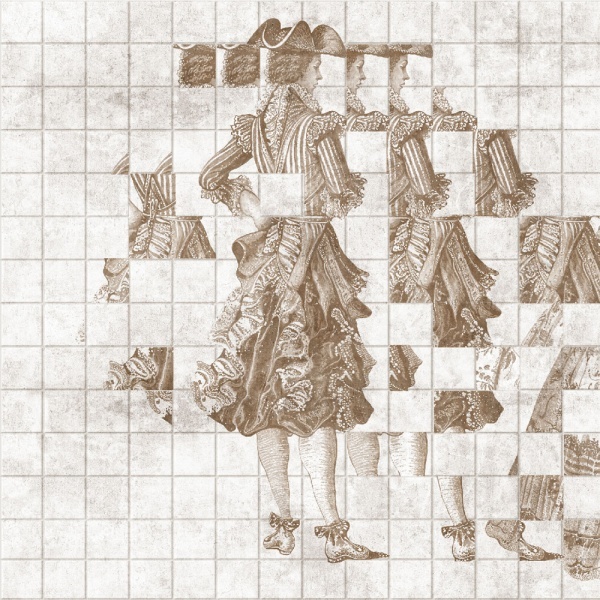 Decadent Fragments cream Wallpaper - Img 3