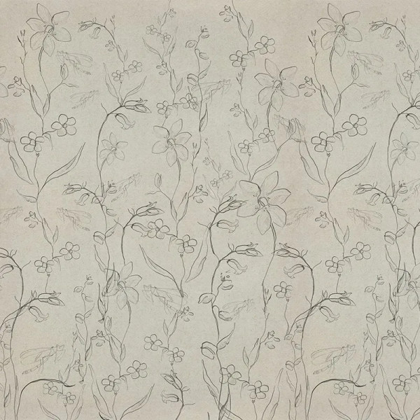 Fine Intaglio Field Paper Texture Tapete - Img 2