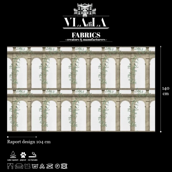 Material Textil Byzantine mural