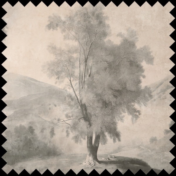 Material Textil Solitary Tree cream - Img 2