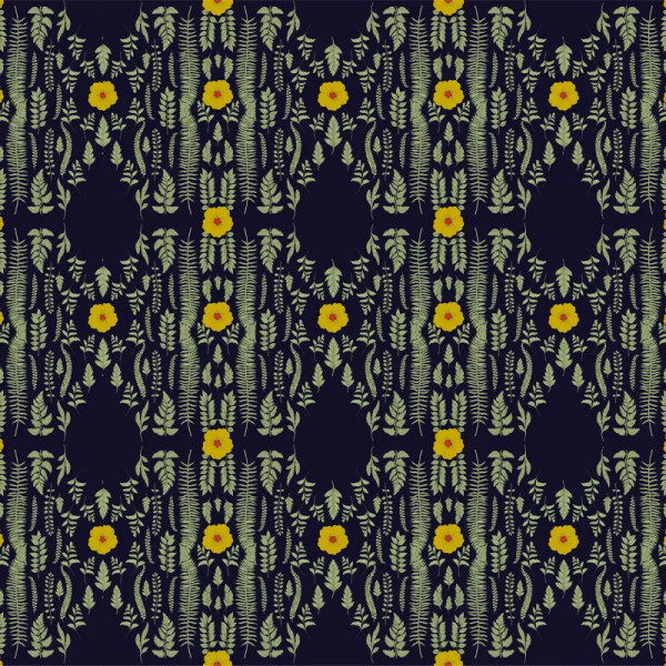 Papier peint Floral Noble Black Tea Relaxation – VLAdiLA - Img 2