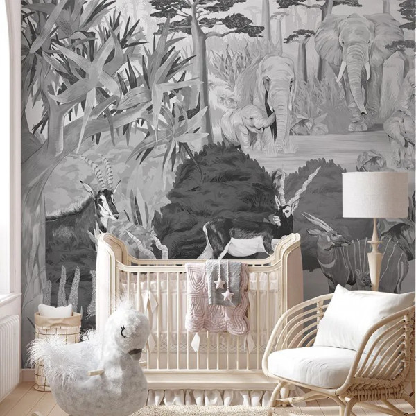 Papier peint Forêt Nature Wonderful Wilds Gray – VLAdiLA - Img 3