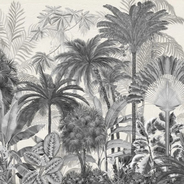 Papier peint Jungle Nature Gardenaria (gray) – VLAdiLA - Img 2