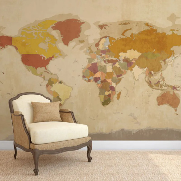 Papier peint Luxe Nature Vintage map – VLAdiLA - Img 3