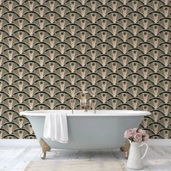 Papier peint Moderne Nature The Hoover Factory Green – VLAdiLA - Img 3