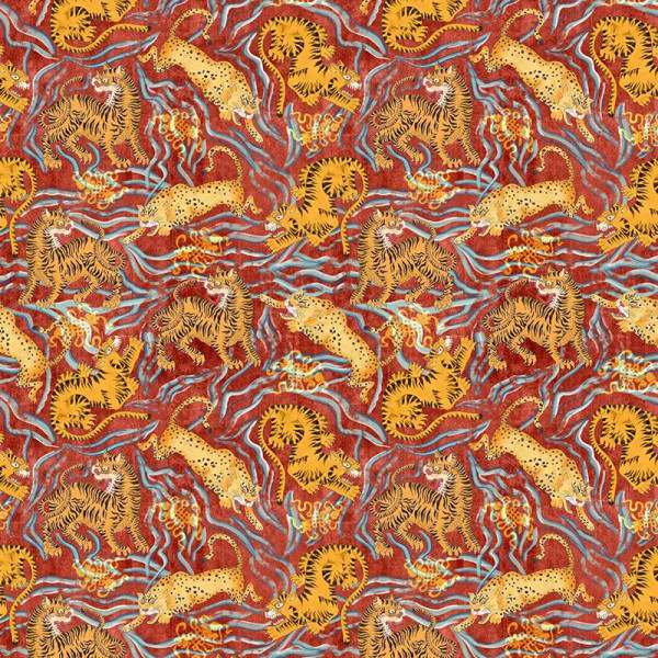 Papier peint Nature Oriental Waghoba Scarlet – VLAdiLA - Img 2