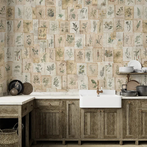 Papier peint Noble Nature Vintage Herbarium – VLAdiLA - Img 3