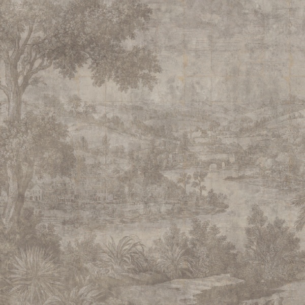 Papier peint panoramique Baroque Noble Emerald Citadel Cream – VLAdiLA - Img 3