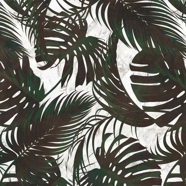 Papier peint Tropical Nature Leaves Original Marble – VLAdiLA - Img 2
