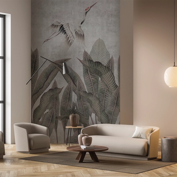 Papier peint Tropical Nature Wild Cranes – VLAdiLA - Img 2