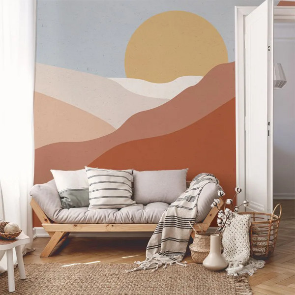 Postcard Desert Clear Sky Тапет