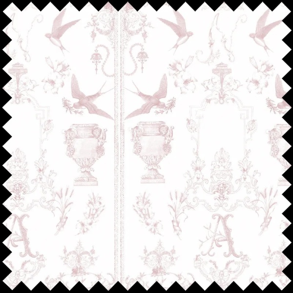 Swallow's nest (Powder) Fabric - Img 2
