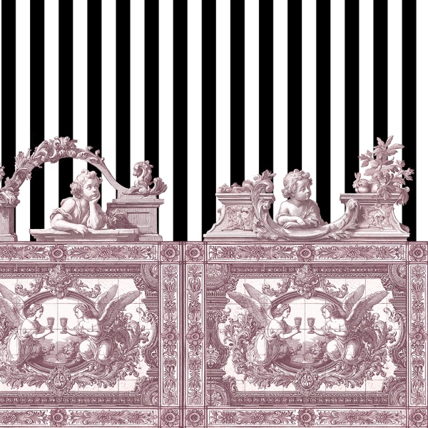 Tapet Opulent Friezes rose - Img 3