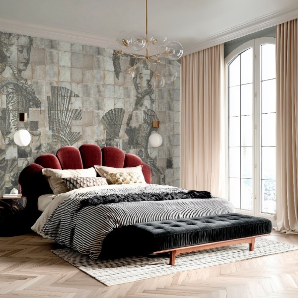 Tapet Shattered Dames cream - Img 2