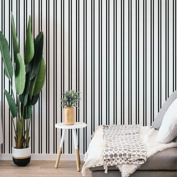 Black and White Stripes Тапет