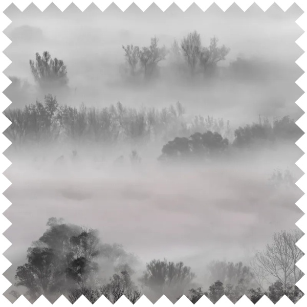 Foggy Landscape Pastels Текстилен материал