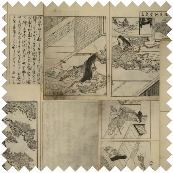 Japanese Book Текстилен материал